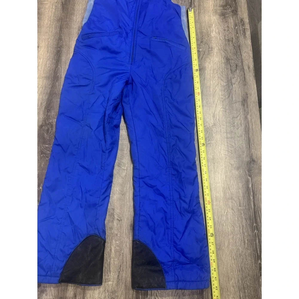 Vintage Miller Ski Bibs Overalls Snow Pants Snowboard Royal Blue Size S - Picture 6 of 11